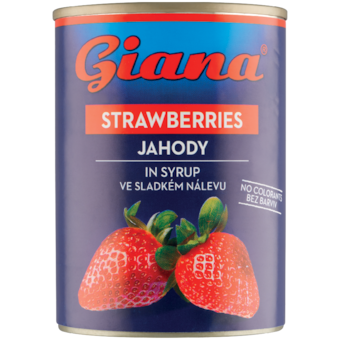 Giana Jahodový kompót v sladkom náleve