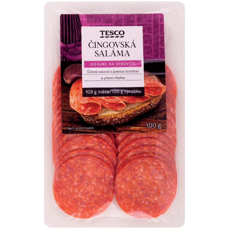 Tesco čingovská Saláma