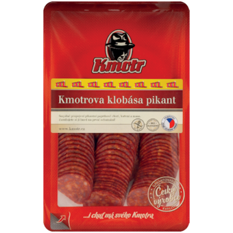 Kmotr Kmotrova klobása pikant krájaná XXL