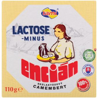 Tami Lactose minus Encián bezlaktózový camembert