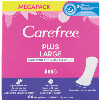 Carefree dámske slipové vložky