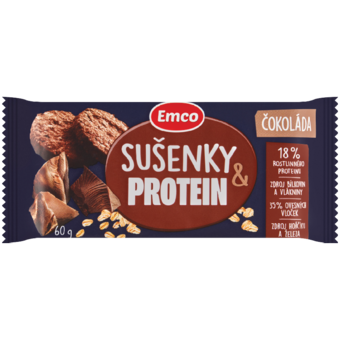 Emco Ovsené sušienky s čokoládou a proteínom