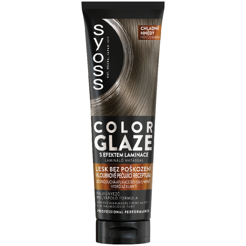 Syoss Glossing Toner Na Vlasy Chladne Hnedý