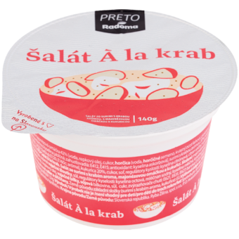 Ryba Žilina Preto Á la krab lahôdkový šalát