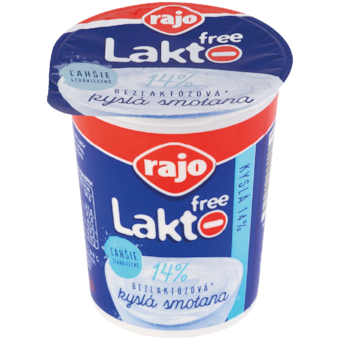 Rajo Lakto Free bezlakózová smotana kyslá 14%