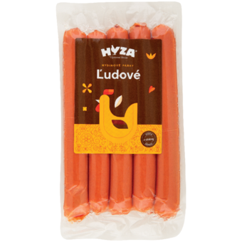 Hyza Ľudové kuracie párky