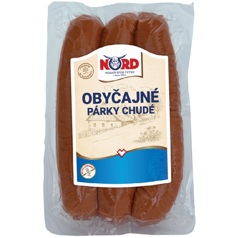 Nord Obyčajné Párky Chudé