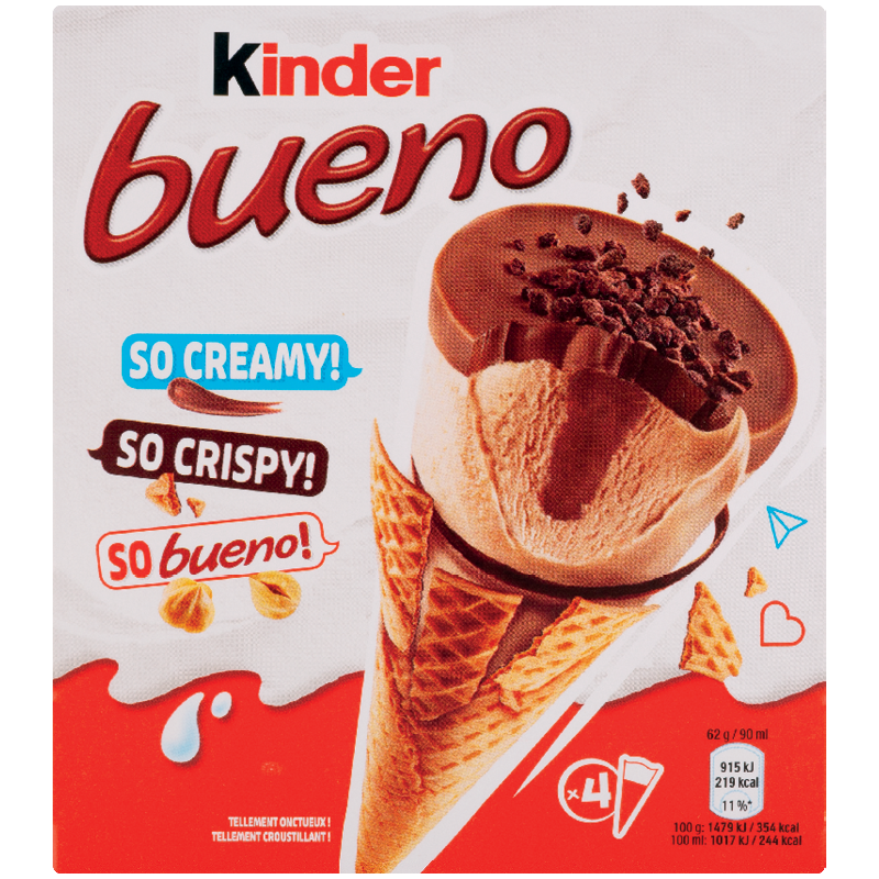 Kinder Bueno Kornút S Bielou čokoládou