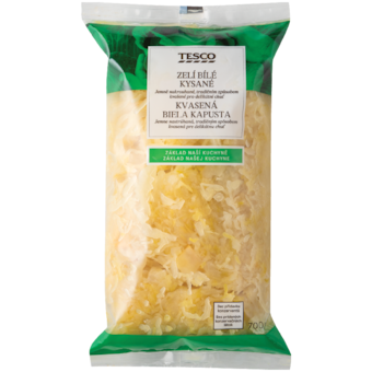 Tesco kvasená kapusta bez konzervačnych látok