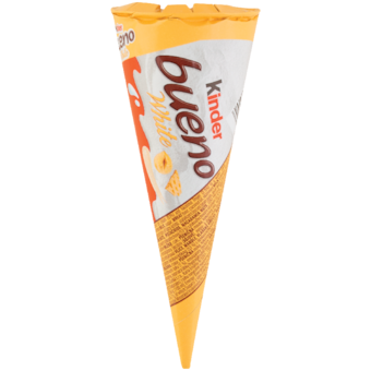 Kinder Bueno kornút s bielou čokoládou