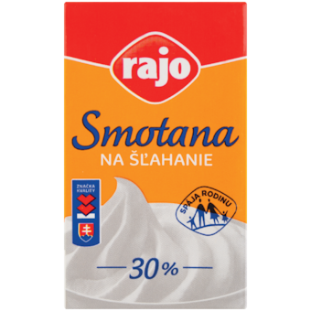 Rajo Smotana na šľahanie 30 %