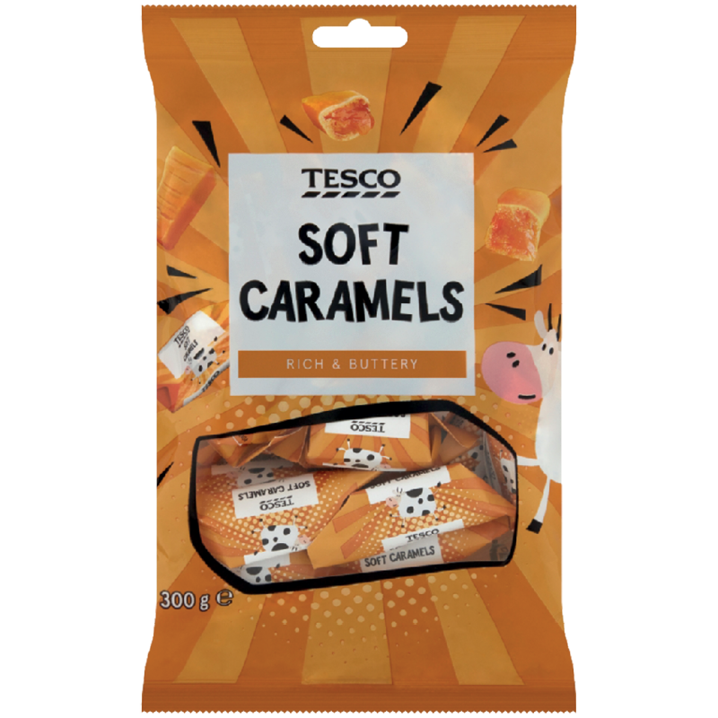 Tesco Mliečno-smotanové Karamelky
