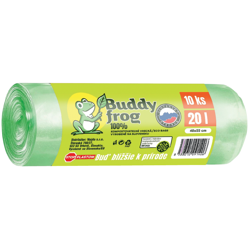 Buddy Frog Kompostovateľné Vrecia