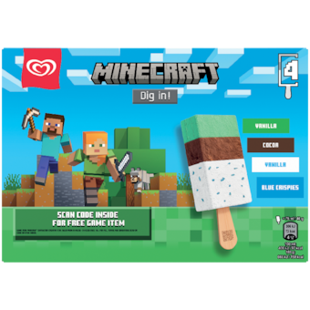 Algida Minecraft Dig In!