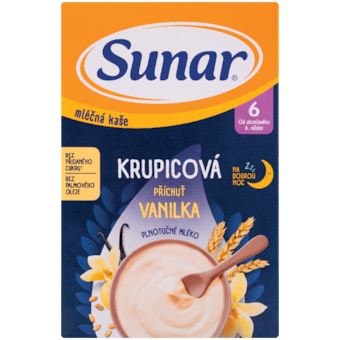 Sunar mliečna krupicová kaša