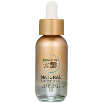 Garnier Ambre Solaire Natural Bronzer samoopaľovacie kvapky na tvár