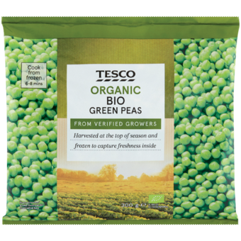 Tesco Organic Bio Zelený hrášok