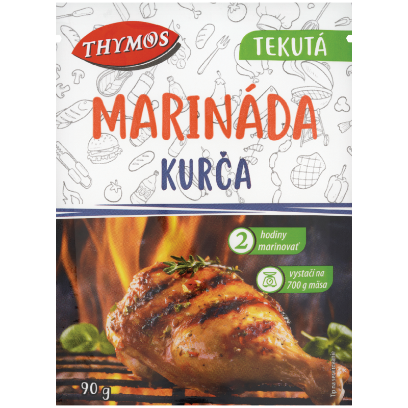 Thymos Tekutá Marináda Kurča