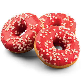 Valentínsky donut