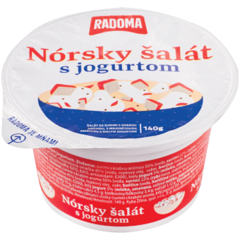 Radoma Nórsky šalát s jogurtom