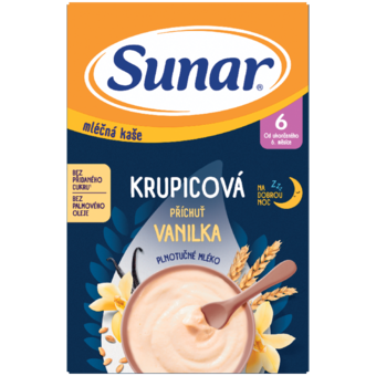 Sunar mliečna krupicová kaša