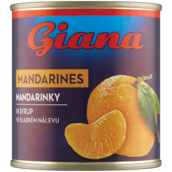 Giana Mandarínky v sladkom náleve