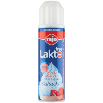Rajo Lakto Free Šľahačka v spreji 22%