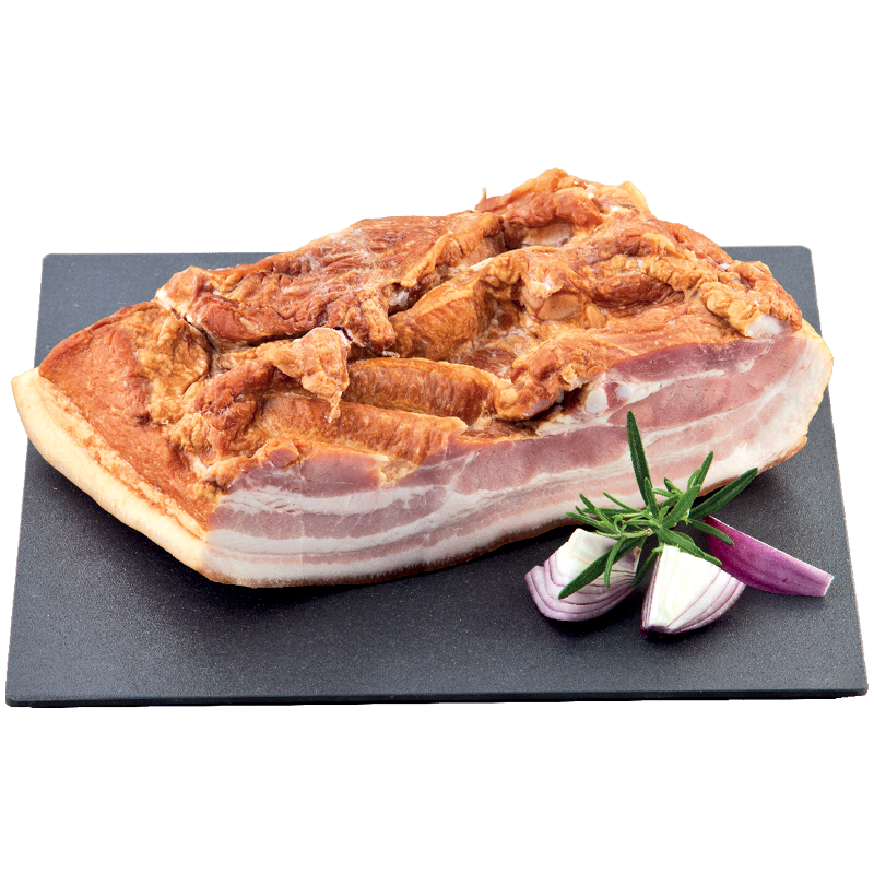 Füstölt-főtt Császárszalonna