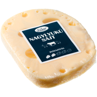 Lecker nagylyukú félzsíros, félkemény sajt
