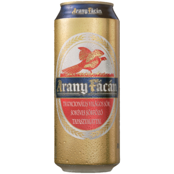 Arany Fácán dobozos sör