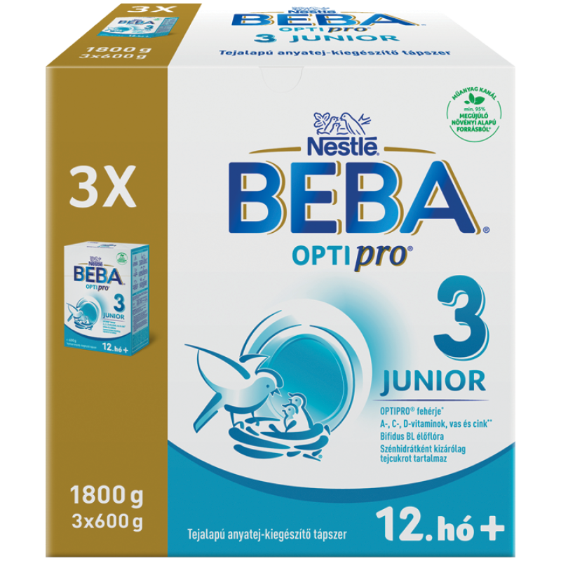 Nestlé Beba Optipro Tejalapú Anyatej-kiegészítő Tápszer