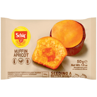 Schär gluténmentes sárgabarackos muffin