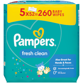 Pampers nedves baba törlőkendő multipack