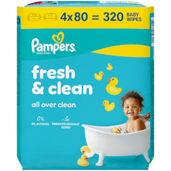 Pampers nedves baba törlőkendő multipack