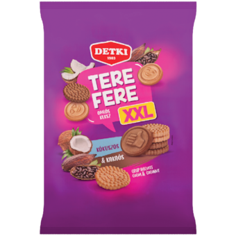 Detki Tere Fere kókuszos & kakaós omlós keksz
