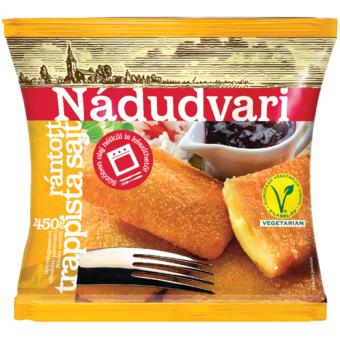 Nádudvari gyorsfagyasztott rántott Trappista sajt