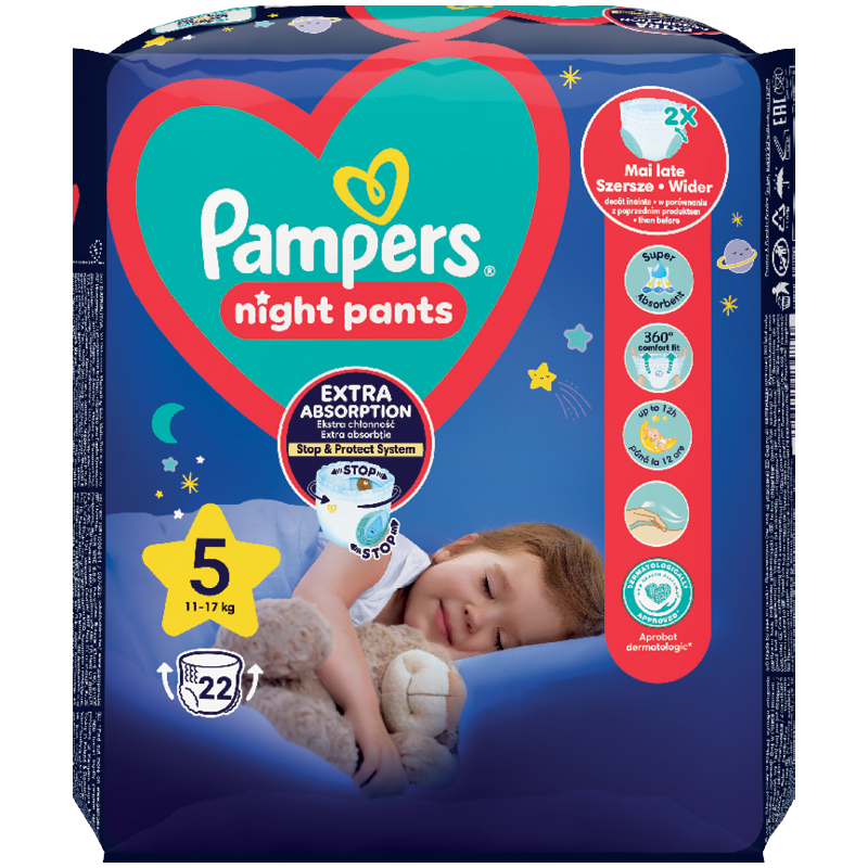 Pampers éjszakai Pelenka