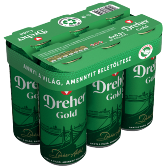 Dreher Gold dobozos sör multipack