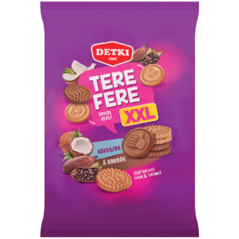 Detki Tere Fere kókuszos & kakaós omlós keksz