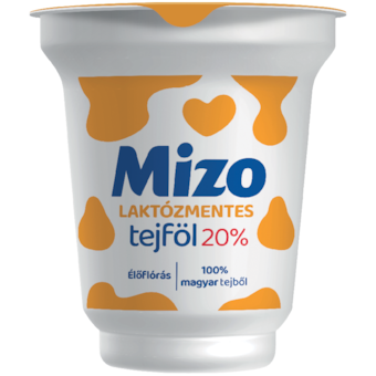 Mizo laktózmentes tejföl