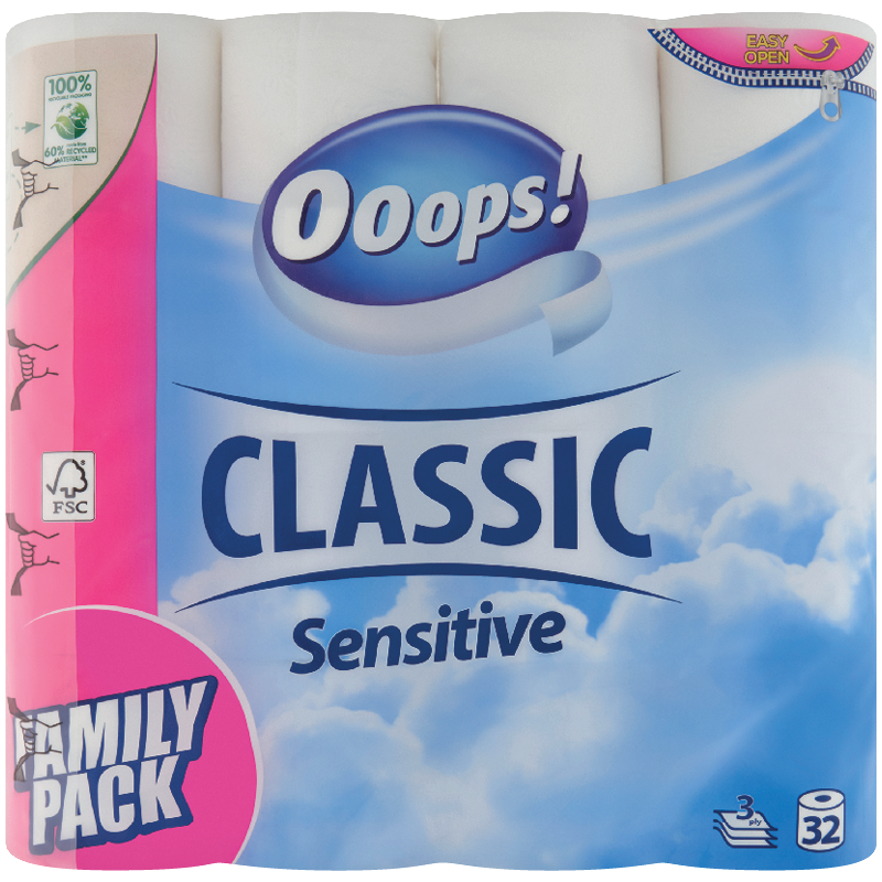 Ooops! Classic Sensitive Toalettpapír