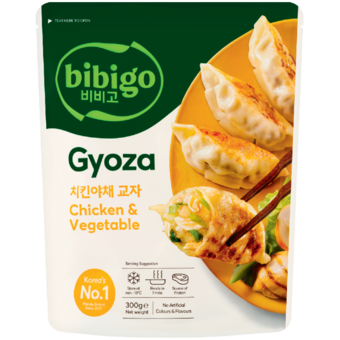Bibigo gyorsfagyasztott csirkével és zöldségekkel töltött gyoza