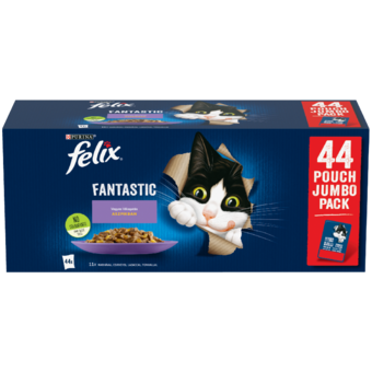 Felix Fantastic Házias válogatás nedves macskaeledel