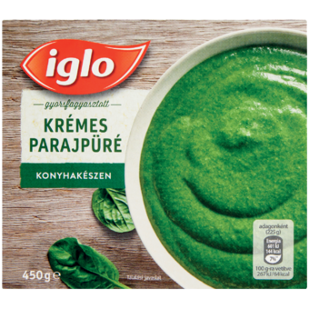 Iglo gyorsfagyasztott krémes parajpüré