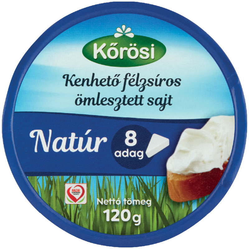 Kőrösi Natúr Kenhető Félzsíros ömlesztett Sajt