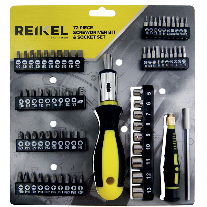 Reikel Bit-dugókulcs Készlet