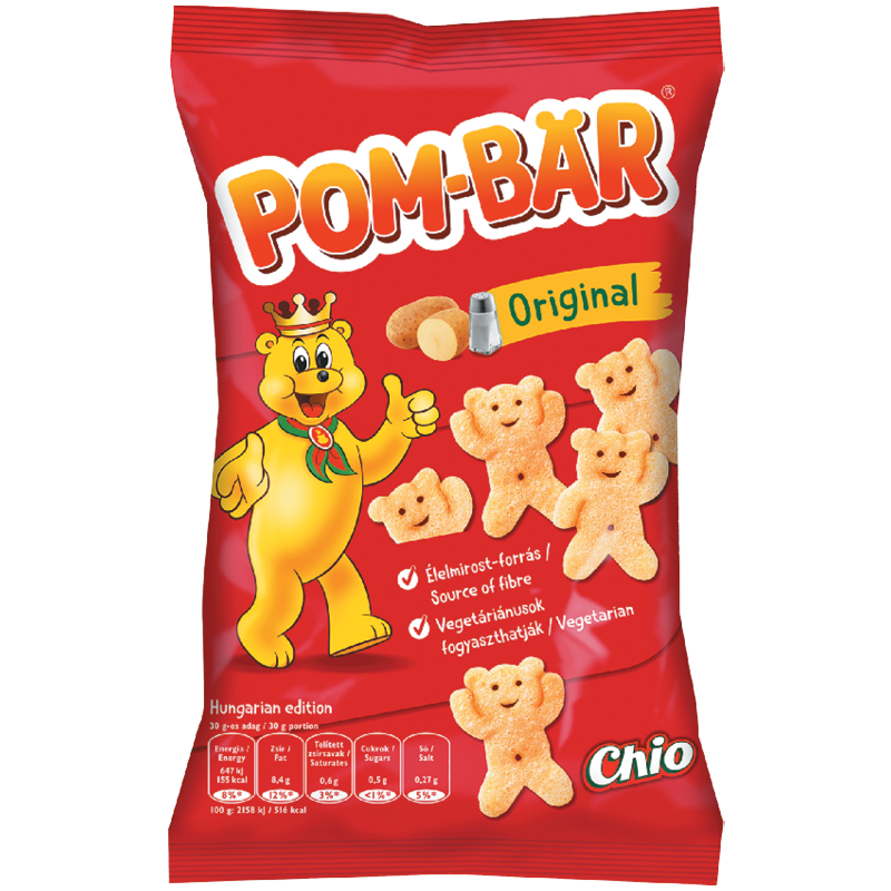 Pom-bär Burgonyasnack