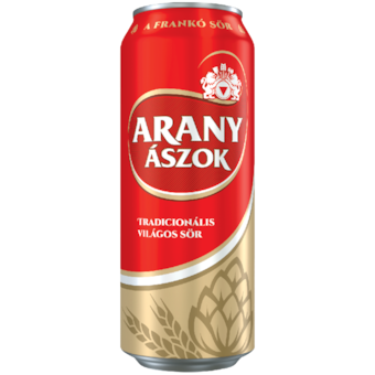 Arany Ászok dobozos világos sör