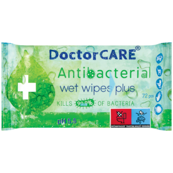 DoctorCare antibakteriális nedves törlőkendő