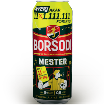 Borsodi Bivaly vagy Mester dobozos sör